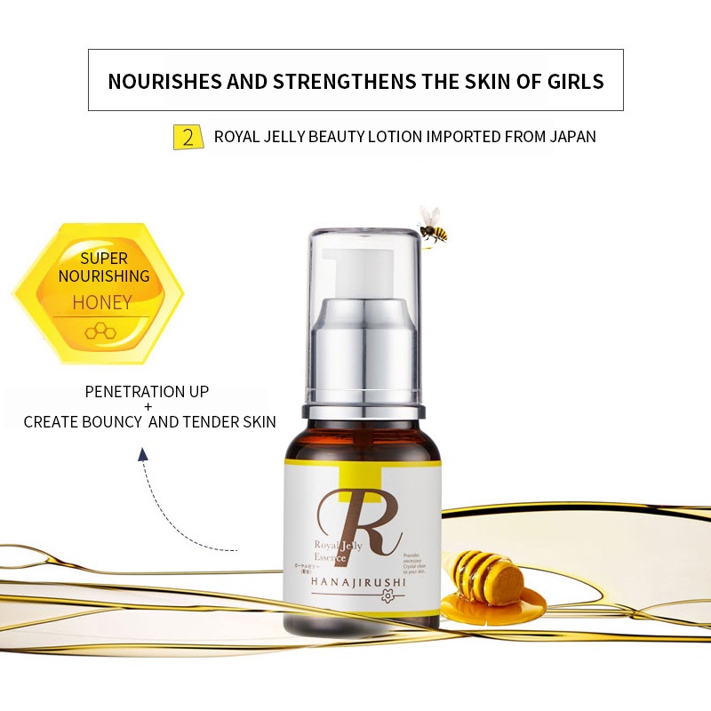 Set serum dưỡng da HANAJIRUSHI 4 trong 1 dung tích 55ml mỗi chai