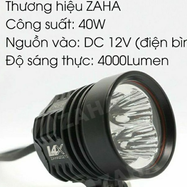 ĐÈN TRỢ SÁNG L4X 40W  4000lm SIÊU SÁNG