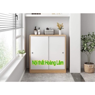 Tủ giầy cánh lùa gỗ công nghiệp