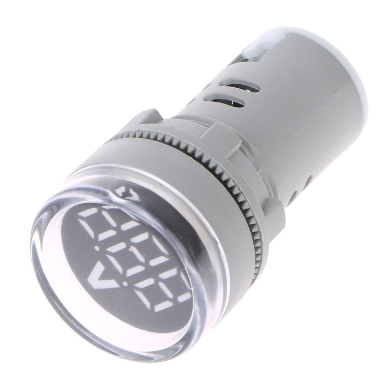 Vôn kế điện tử kỹ thuật số AC 60-500V có đèn chỉ báo 22mm