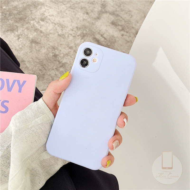 Ốp lưng TPU mềm màu trơn cho Iphone 11 Iphone 6 6s 7 8 Plus X Xs Se 2020 | BigBuy360 - bigbuy360.vn