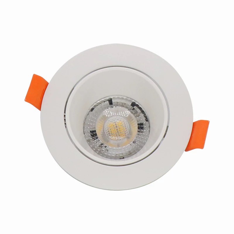 Trọn Bộ Đèn Downlight Cob 6W. Đèn Led Âm Trần Chỉnh Hướng 6W Chống Chói Ánh Sáng Trung Tính | Khoét Lổ 70mm Điện Áp 220V