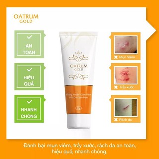 OATRUM GOLD kháng khuẩn ,giảm viêm,sạch mụn.