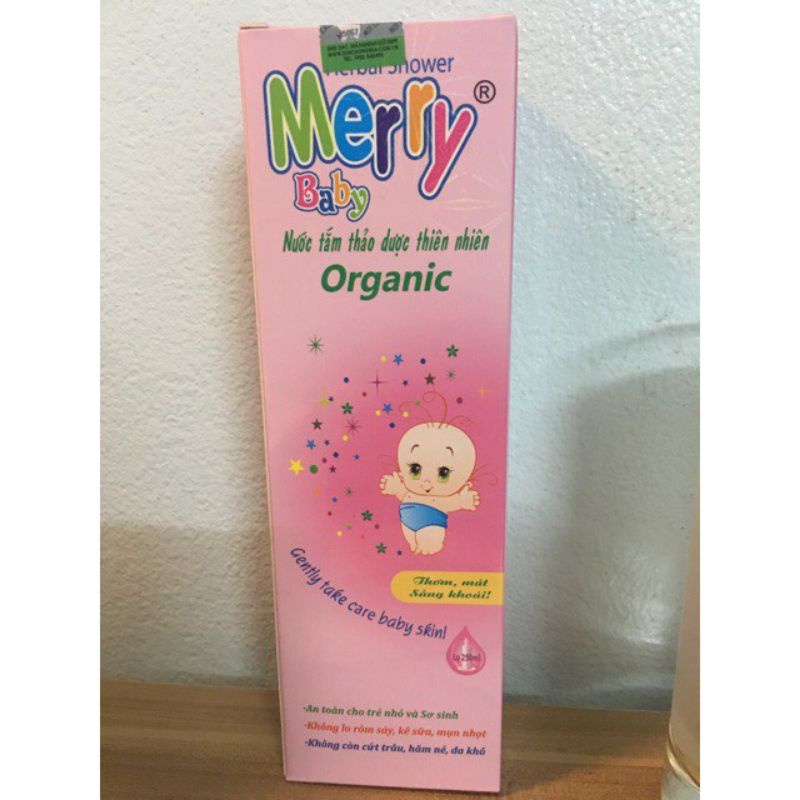 Nước tắm thảo dược thiên nhiên Merry Baby
