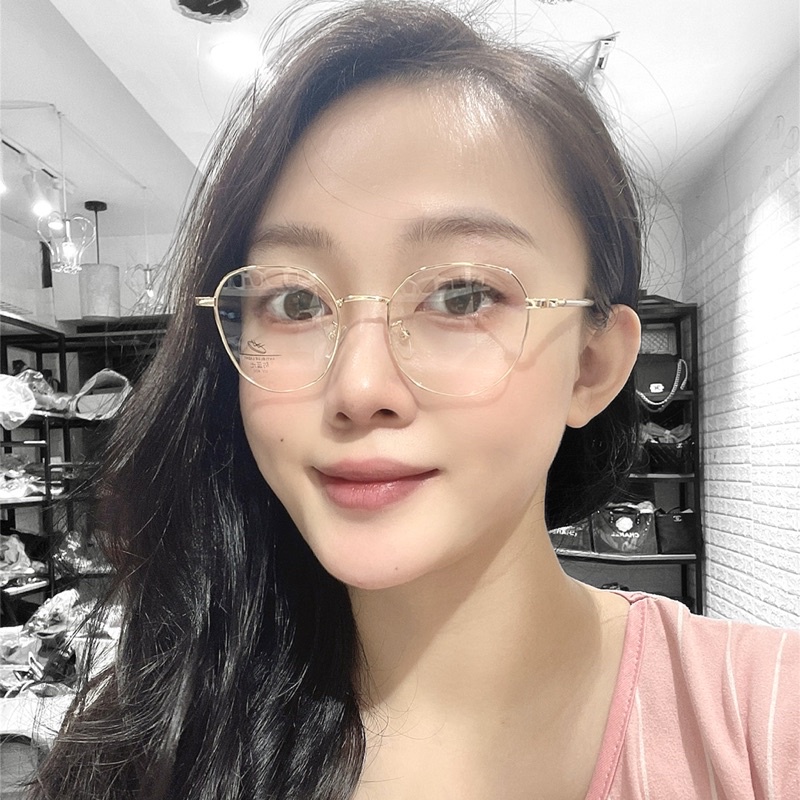 Gọng kính kim loại mắt tròn nam nữ Thombrowne chống ánh sáng xanh,càng nhẹ phù hợp mặt nhỏ.BẢO HÀNH 3 tháng,Model 2021