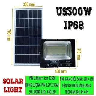 Đèn năng lượng mặt trời 200w usled