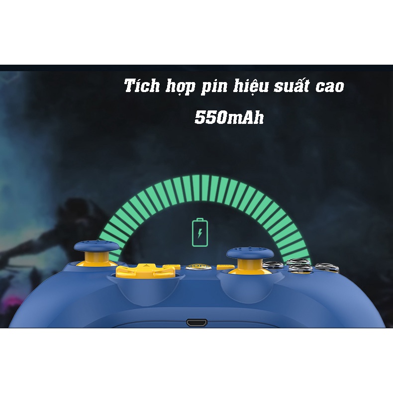 ⚡Update Tay Cầm PS4, PS5⚡Tay Cầm Chơi Game PXN P3 Wireless USB pin trâu 12 tiếng hỗ trợ PC | Android | IOS | PS4