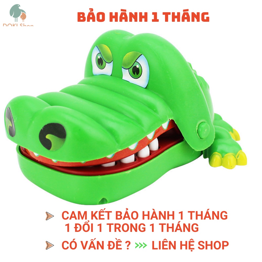 Đồ chơi khám răng cá sấu loại tốt, chất lượng đảm bảo, bảo hành 1 tháng