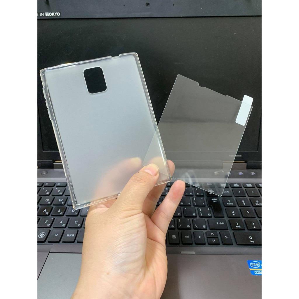 Ốp Lưng BB Passport 1 Kèm Dán Màn Hình cường lực
