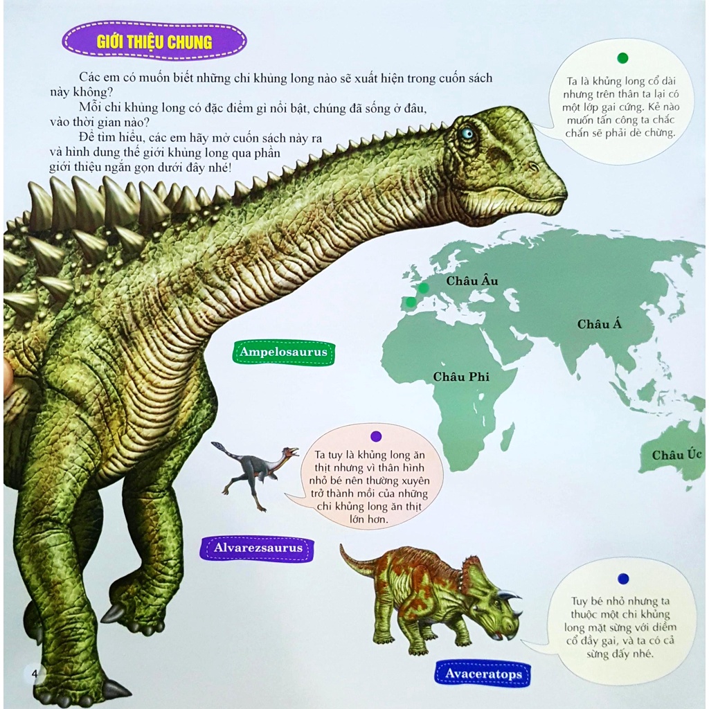 Sách Khủng long lưng gai Ampelosaurus