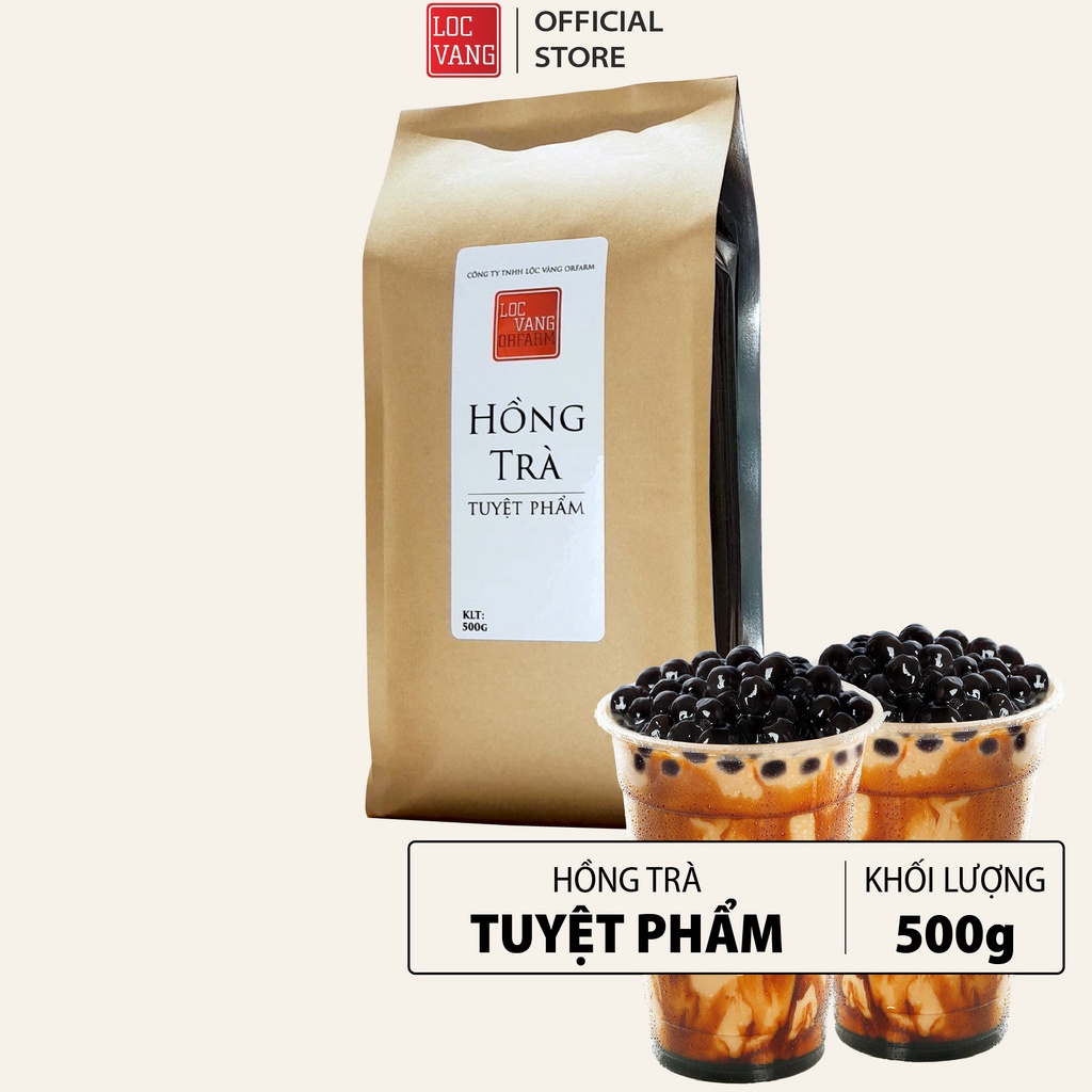 Hồng Trà, Trà Đen Nguyên Liệu Làm Trà Sữa Trân Châu TUYỆT PHẨM 500g