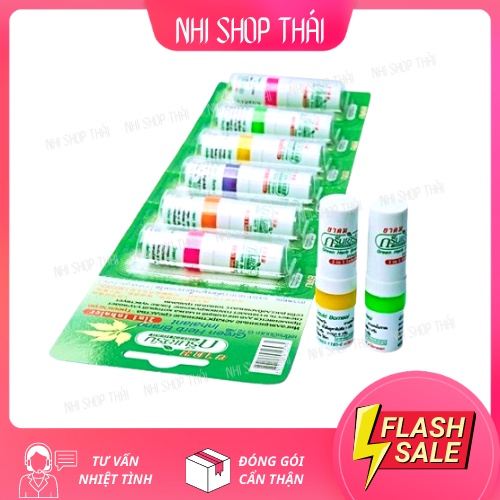 01 Ống hít mũi green herb thái lan