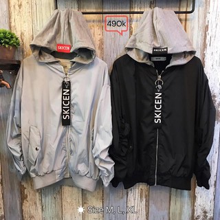 [Yeah1Shop] Áo khoác bomber dù 01 (M, L,XL)