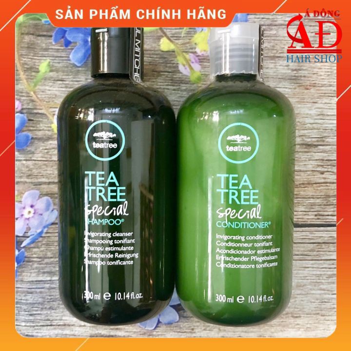 [Chính hãng] [Siêu rẻ] Bộ dầu gội xả Paul Mitchell Tea Tree Special trà xanh bạc hà ngăn gàu kháng khuẩn Mỹ 300ml