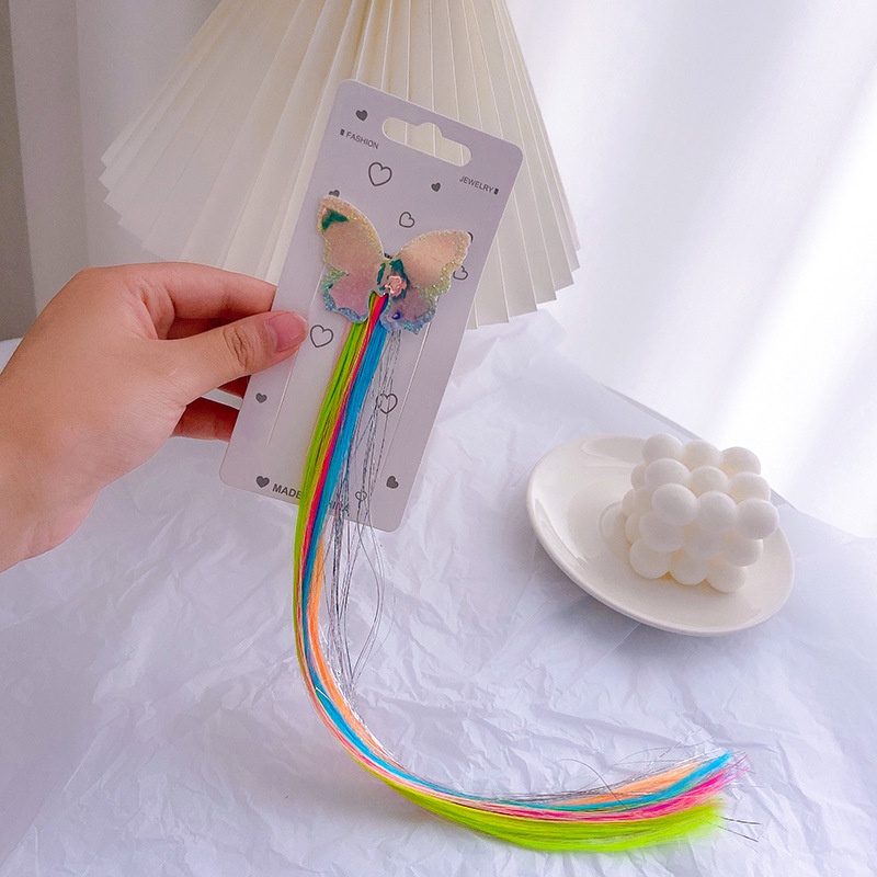 Dễ Thương Kẹp Tóc Giả Hình Nơ Xinh Xắn Cho Nữ