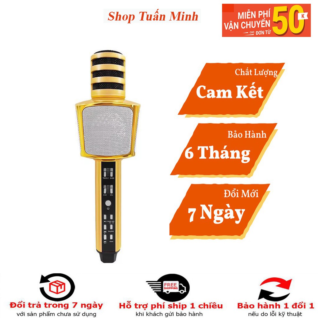 Micro Karaoke Bluetooth SDRD SD-17 Loại 1 Âm Thanh Chuẩn, Hát Hay (SDRD SD17)