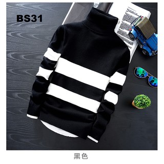 Áo len nam dệt kim cổ lọ bs31