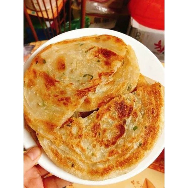 65k 500gr Bánh Bột Mỳ Mỡ Hành 5 cái 18cm(giao hỏa tốc TP HCM)