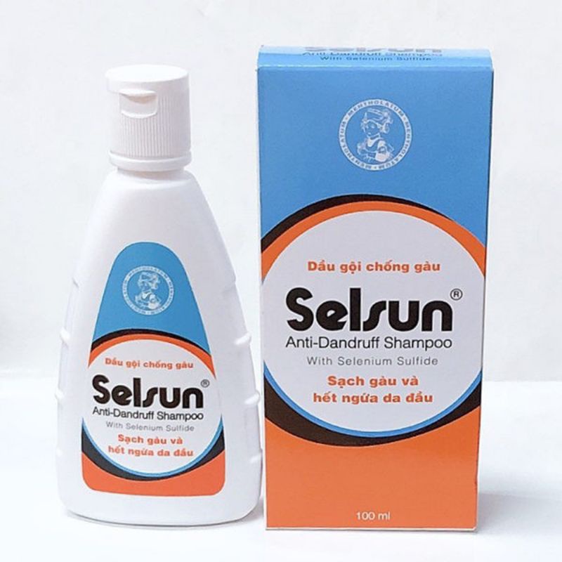 Chai lớn dầu gội Selsun 100ml hết gàu và ngứa da đầu