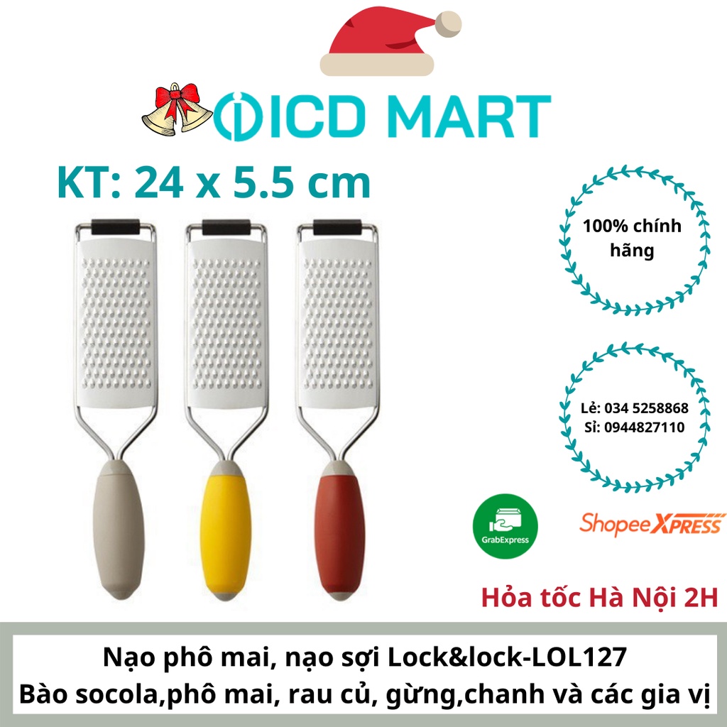 [LOCK&amp;LOCK CHÍNH HÃNG] Dụng cụ bào sợi , bào phô mai , đánh vẩy cá 🥔Lock&amp;Lock - Màu Ngẫu Nhiên