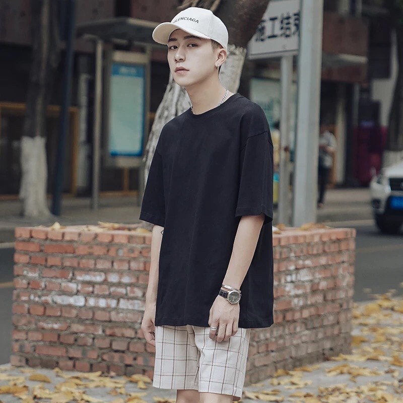 Áo thun tay lỡ form rộng - phông nam nữ cotton oversize - T shirt trơn a - 2N Unisex | BigBuy360 - bigbuy360.vn