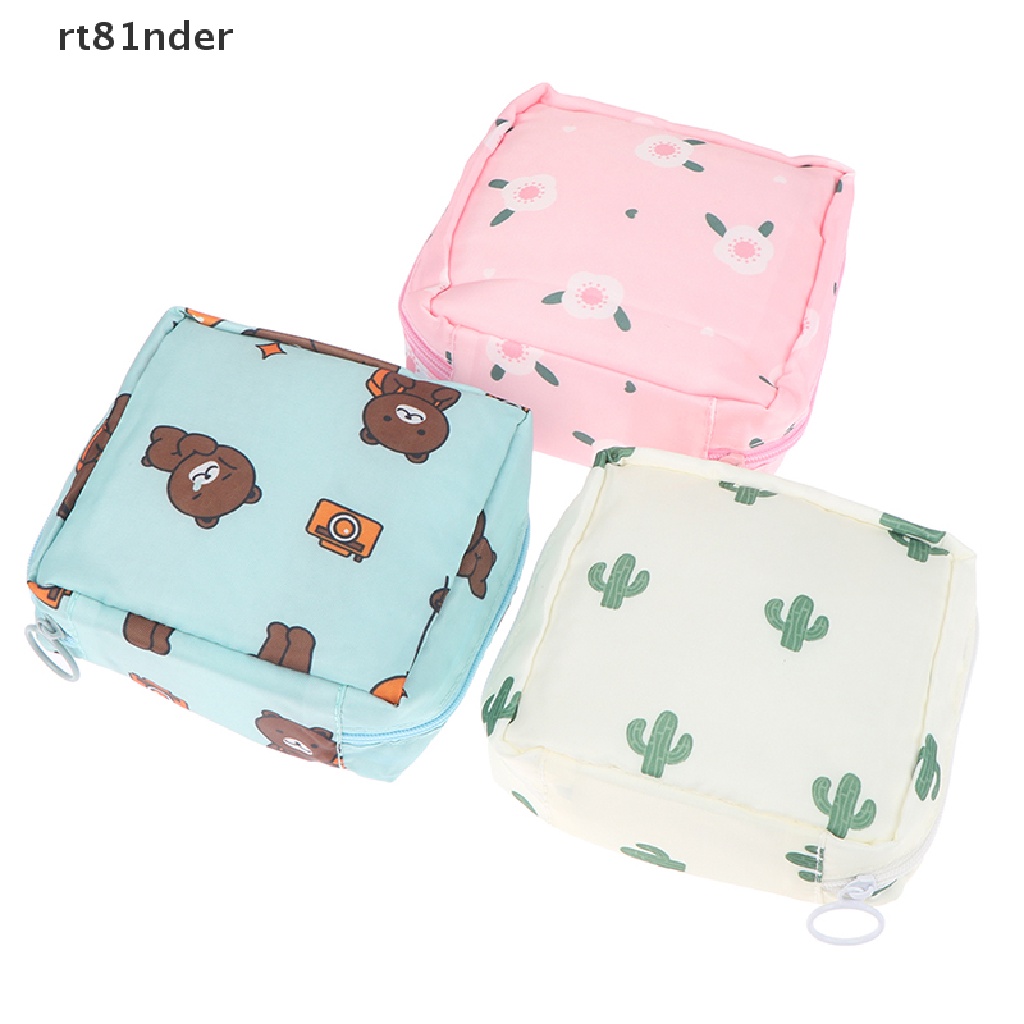 Túi Đựng Đồ Trang Điểm / Tai Nghe Họa Tiết Tampon Dễ Thương Tiện Dụng Mang Theo Du Lịch