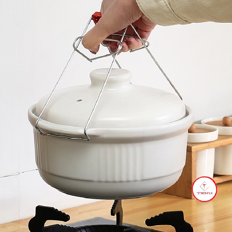 Dụng cụ gắp đồ nóng bằng inox có tay cầm dễ dàng gắp dĩa nồi nóng dễ dàng sử dụng chống nóng hiệu quả