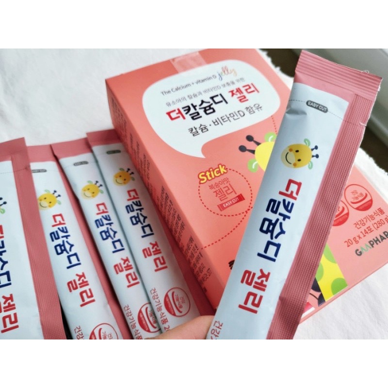 THẠCH CANXI + VITAMIN D GMPHARM HÀN QUỐC PHÁT TRIỂN CHIỀU CAO CHO BÉ 6M-13Y