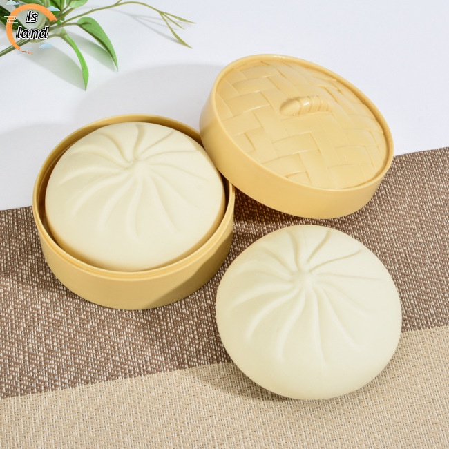 Đồ chơi giảm stress hình lồng hấp bánh bao dễ thương cho bé (có bán lẻ từng món)