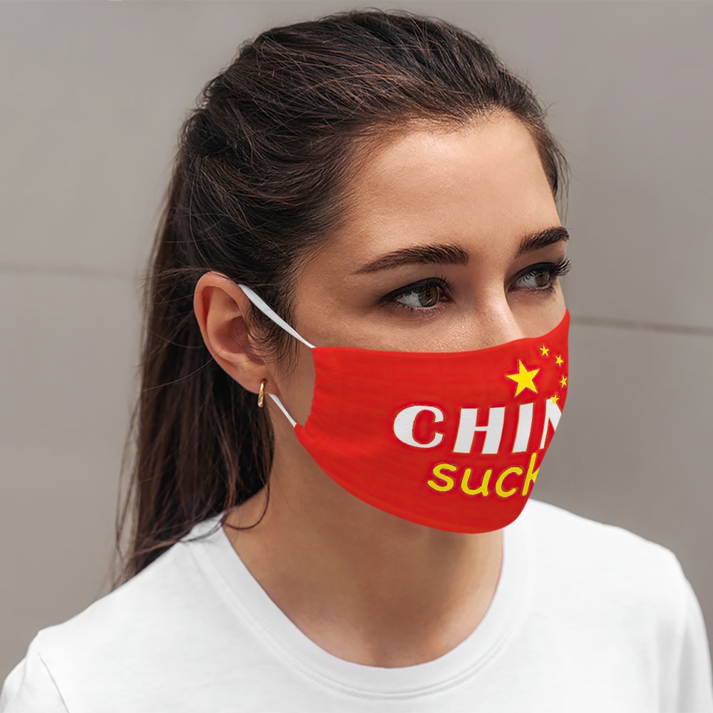 khẩu trang in hình MISCELLANEOUS_1496 CARTWELL vải cotton 100%, kháng khuẩn, không đau tai, dễ thở dành cho nam nữ