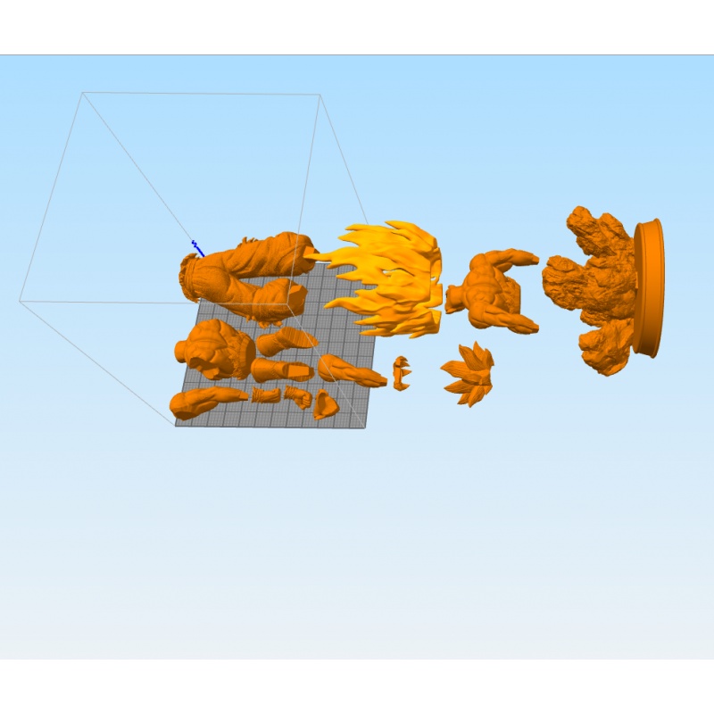 File in 3D mô hình GOKU ULTRA INSTINCT DRAGON BALL SUPER