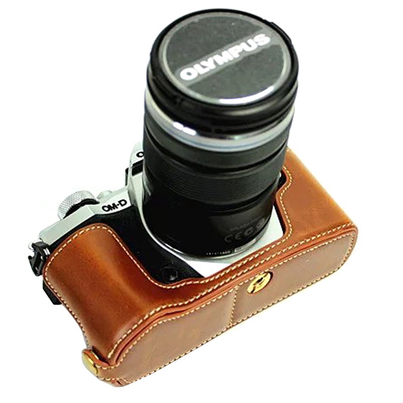 Túi da PU đựng máy ảnh Olympus EM5 II OMD EM5II EM5 Mark II