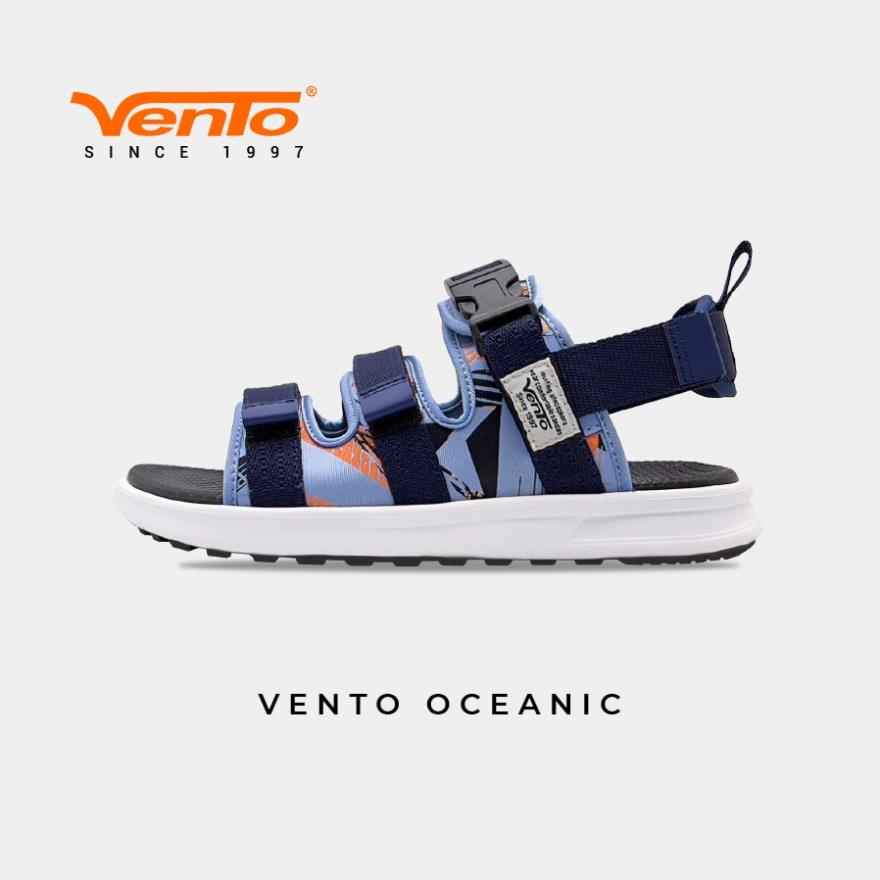 Giày Sandals Nữ Vento Chính Hãng OCEANIC NB126 Màu Xanh Chàm