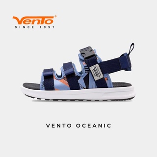 Giày sandals nữ vento chính hãng oceanic nb126 màu xanh chàm