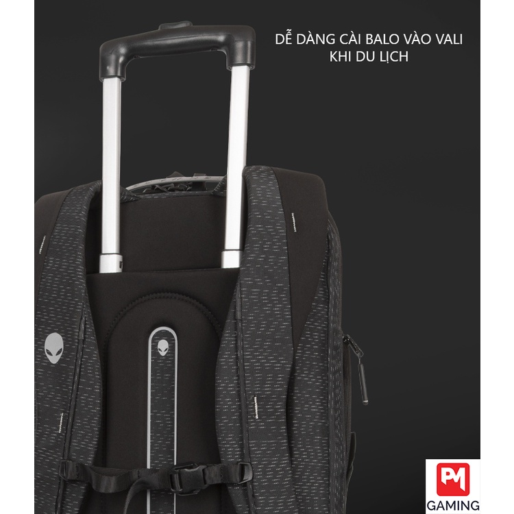 Balo gaming cao cấp, Dell ALienware Horizon AW723P, chính hãng, 17 inc.