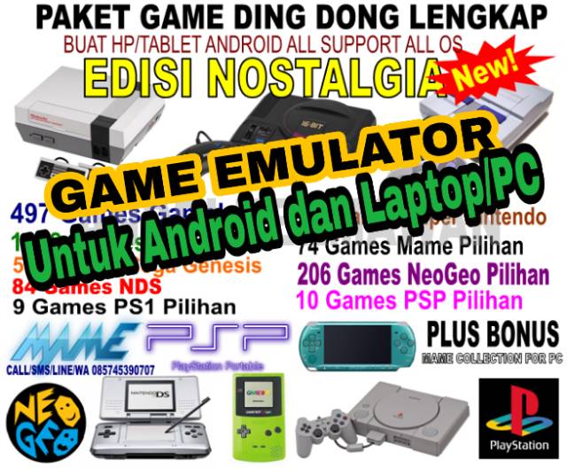 Máy Chơi Game Ding Dong, Mame, Neogeo, Sega, Nds, Gameboy, Nintendo