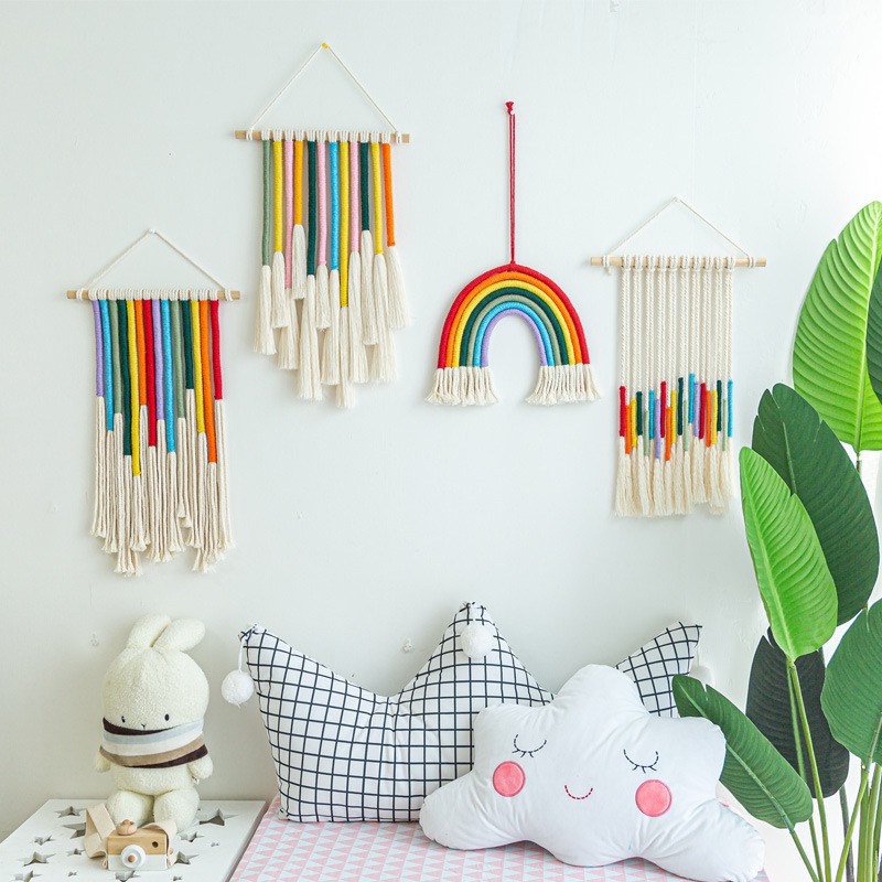 1-20mm Dây macrame se cotton xoắn màu ngà,dây thừng phụ kiện trang trí handmade,làm thảm macrame trăng trí nhà cửa