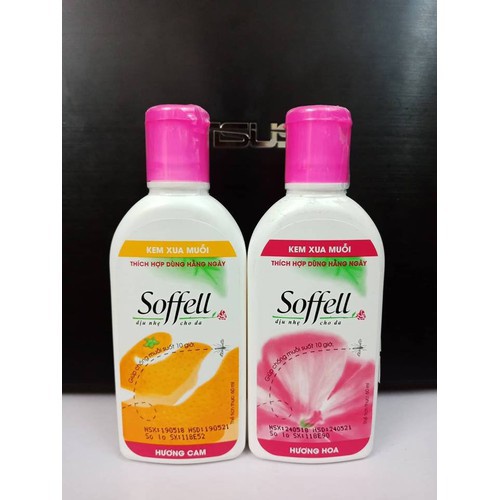 Kem Chống Muỗi Soffell Hương Hoa, Hương Cam Bảo Vệ Da, Chống Muỗi