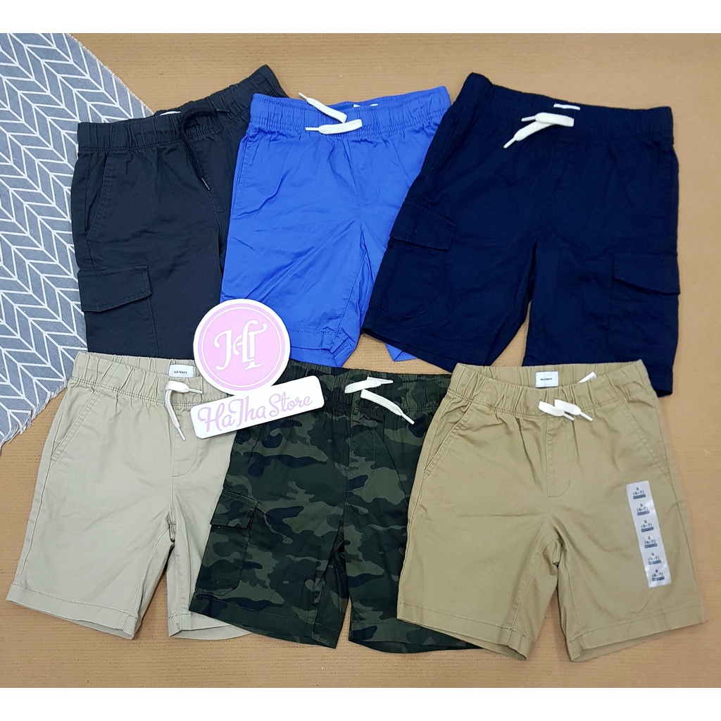 Shorts / Quần short kaki OldNavy túi hộp bé trai