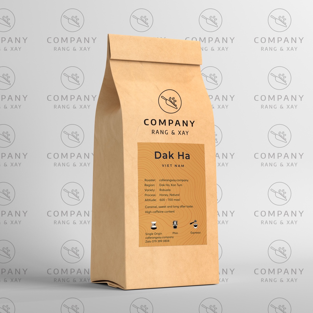 Cà phê Honey Robusta huyện DakHa, Kontum thượng hạng 500g - Rang Company | BigBuy360 - bigbuy360.vn