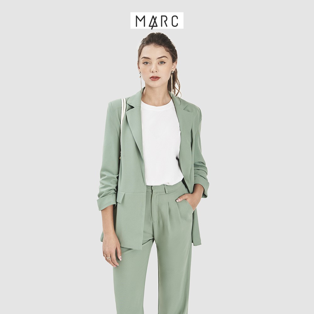 Áo blazer nữ Áo vest nữ MARC FASHION nhún xắn tay cách điệu trẻ trung FAVH043521 | BigBuy360 - bigbuy360.vn