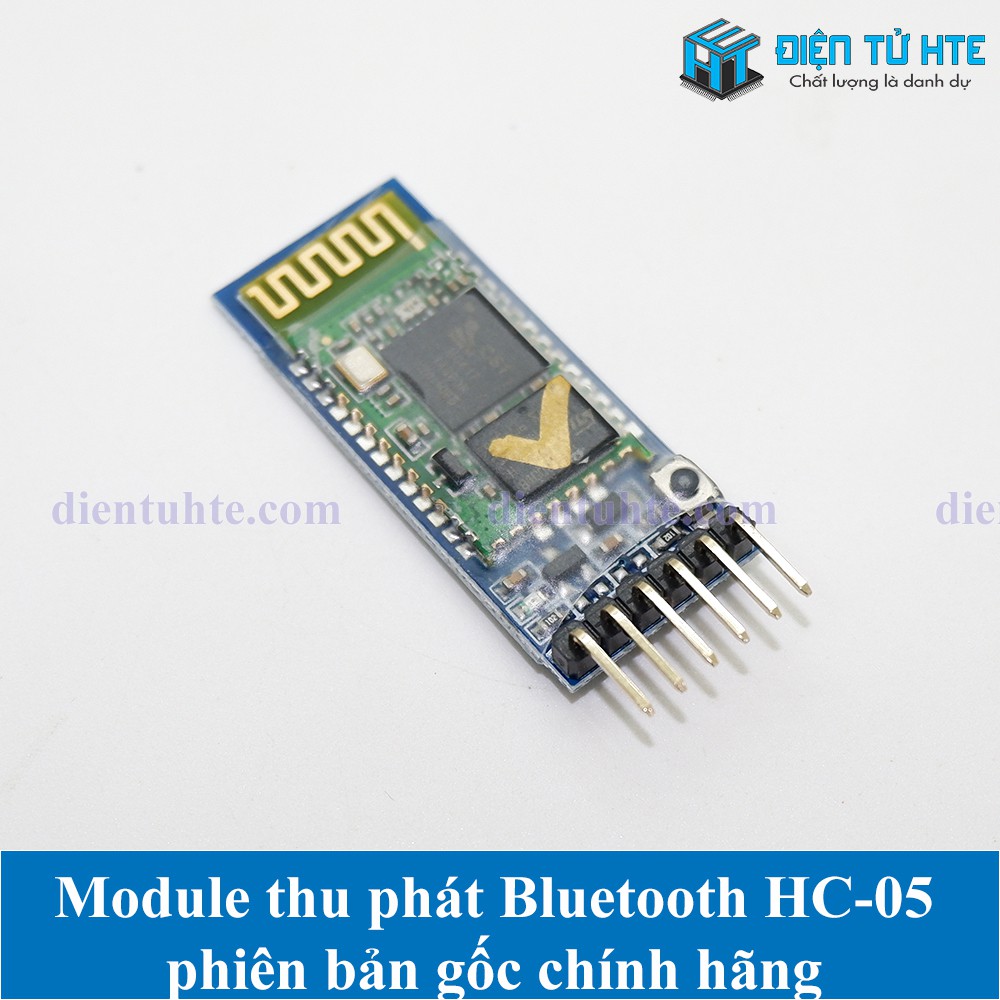 Module thu phát - truyền dữ liệu Bluetooth HC-05 - Bản gốc chính hãng [HTE Quy Nhơn CN2]