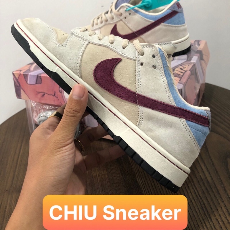 Giày sneaker Sb dunk Otomo Steamboy da lộn cao cấp giày thể thao nam nữ Sb Dunk cổ thấp da lộn