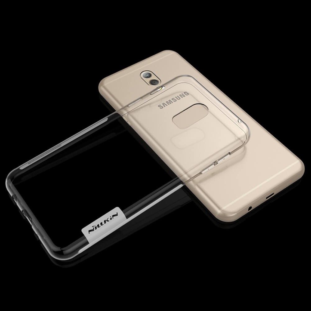 Ốp lưng dẻo silicon dành cho Samsung Galaxy J7+ Plus trong suốt chính hãng Nillkin