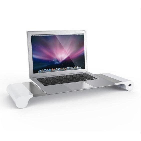 Đế nhôm Màn hình, Macbook SpaceBar sạc USB cao cấp - Home and Garden