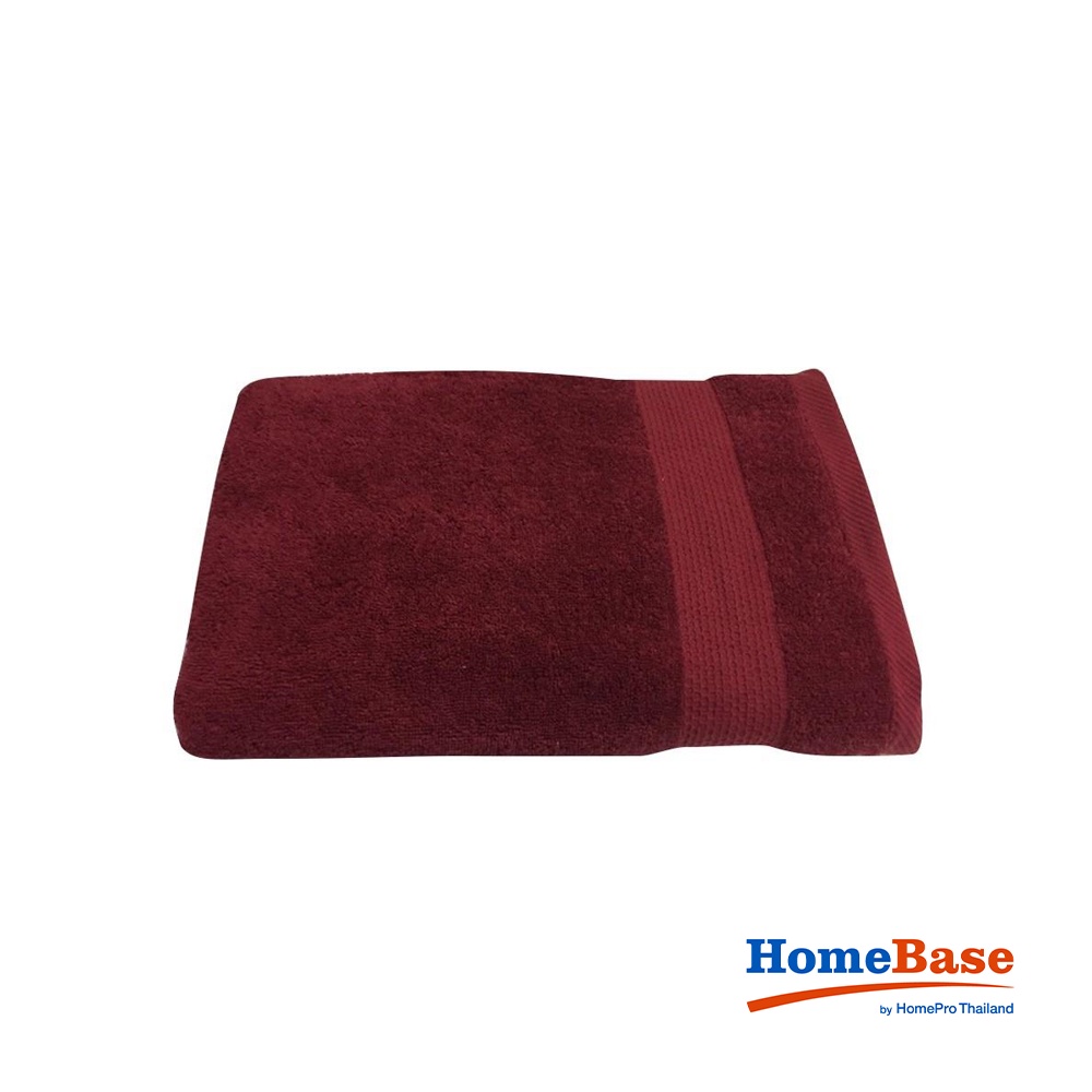 HomeBase HLS Khăn cotton TWILL Thái Lan W152.4xD0.5xH76.5cm màu đỏ