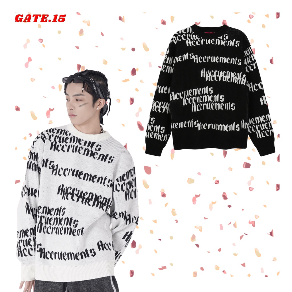 Áo Len ACCRUMENT Form Unisex Phù Hợp Nam &amp; Nữ