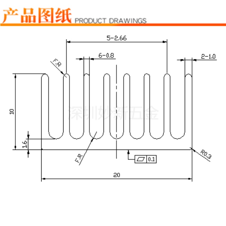 9837 >  Khối Tản Nhiệt Nhôm Tản Nhiệt Có Rãnh Đen Xanh 30 * 20 * 10MM