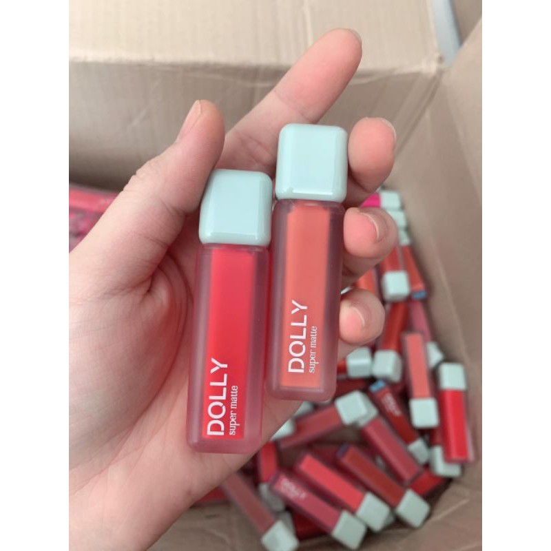 " ĐỎ ROSE 01 " SON DOLLY SUPER MATTE HOT TREND 2021.