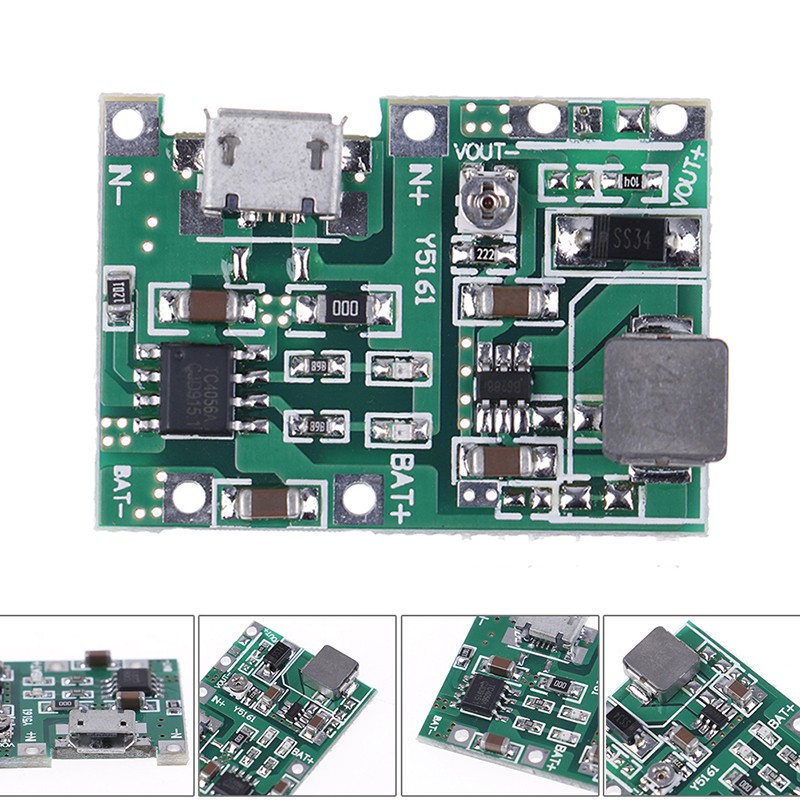 Fcvn USB lithium lipo 18650 battery charger 3.7V 4.2V to 5V 9V 12V 24V step up module Motivated